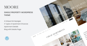 Moore - Single Property WordPress Vorlage