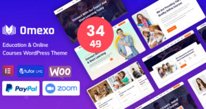 Omexo – Bildung & Online-Kurse WordPress Layout