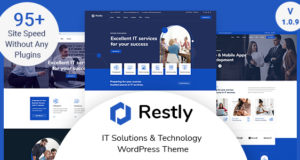 Restly - WordPress-Vorlage für IT-Lösungen und -Technologie