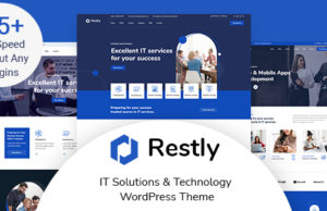 Restly – WordPress-Vorlage für IT-Lösungen und -Technologie