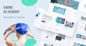 SwimAcademy – Swimming School & Course Booking WordPress Vorlage