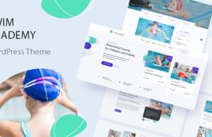 SwimAcademy – Swimming School & Course Booking WordPress Vorlage