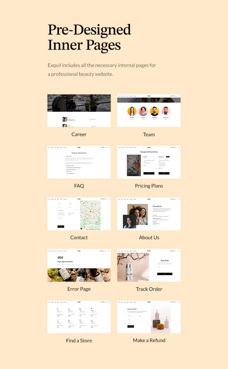 Exquil – E-Commerce-Theme für Schönheitssalons - 12