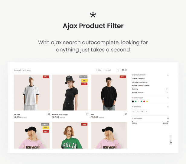 Cecile - Minimalistisches WooCommerce-Theme - Ajax Layer Filter