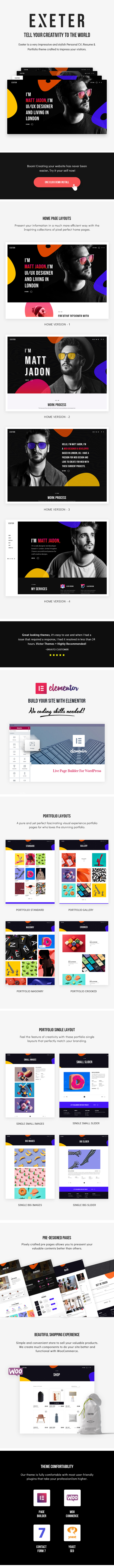 Funktionen des Exeter-Designs