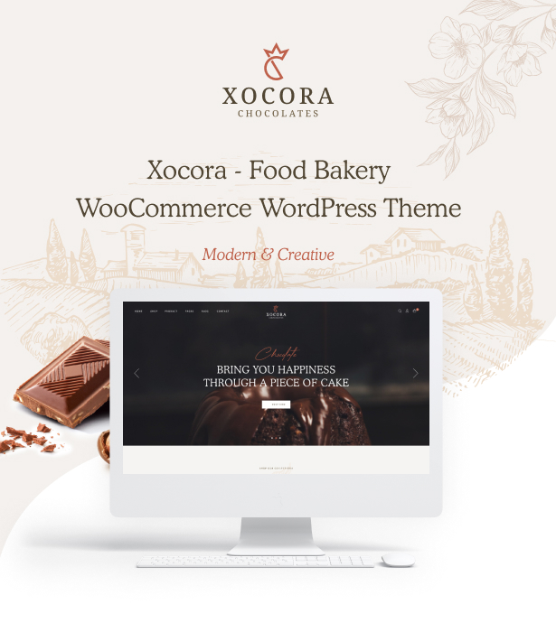 Xocora - Best Food Bakery WooCommerce WordPress Theme