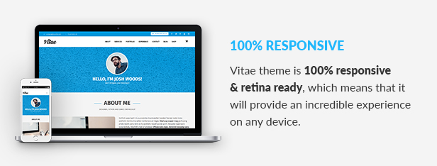 Vitae Lebenslauf WordPress WooCommerce Theme