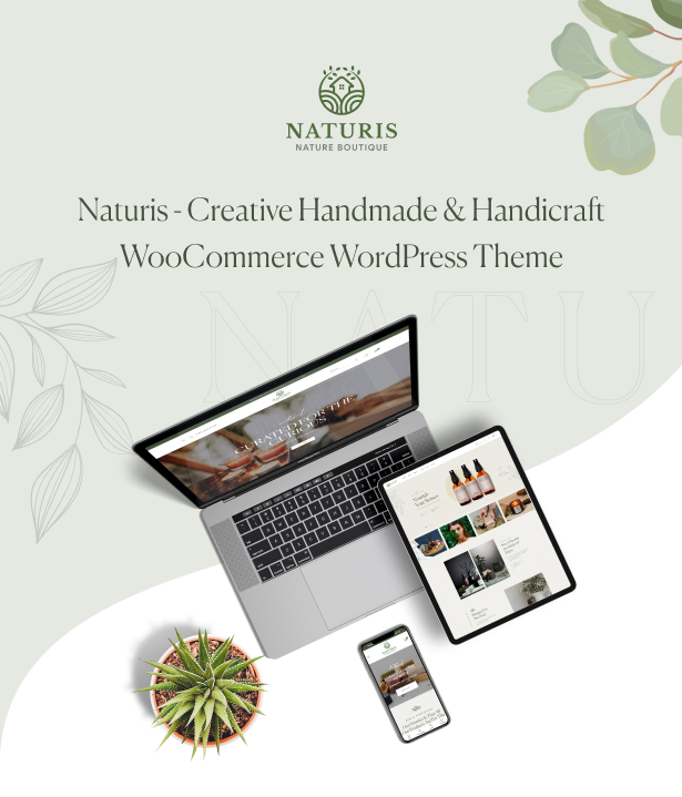 Naturis - Bestes handgemachtes WooCommerce-WordPress-Theme