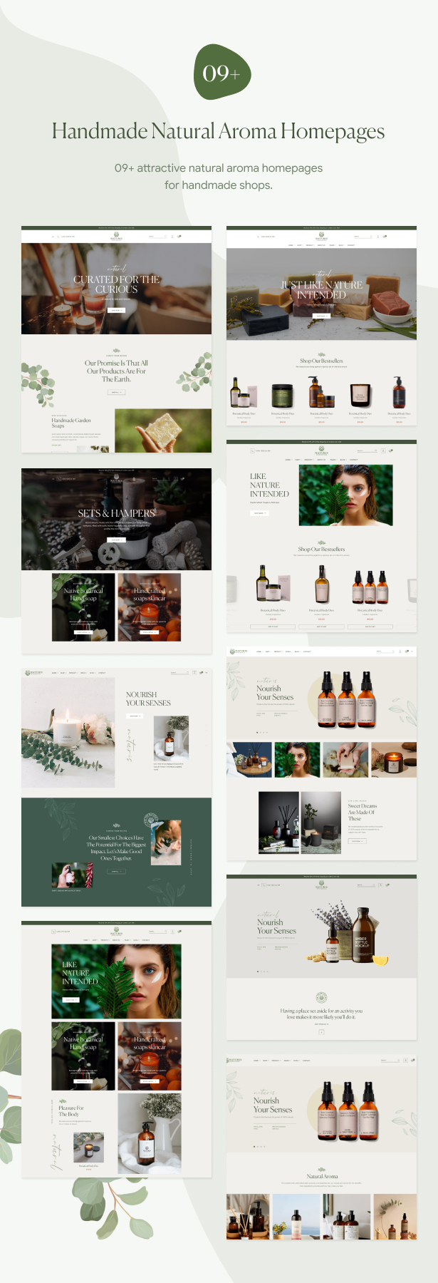 Naturis - Handmade WooCommerce WordPress Theme - Handmade natürliche Aroma-Homepages