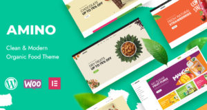 Amino – WordPress Template für Bio & Lebensmittel
