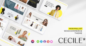 Cecile – Minimalistisches WooCommerce-Template