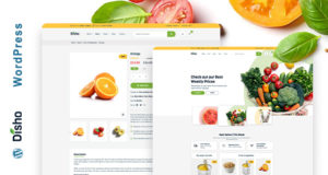 Disho – Lebensmittelgeschäft WordPress-Layout