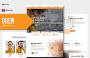 Oren – Creative Business Elementor Template-Kit