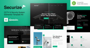 Securize – CCTV & Security Elementor Template Kit