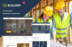 The Builder – Bau & Architektur Elementor Template Kit