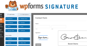 WPForms Digitale Signatur