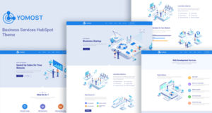 Yomost – Business Services HubSpot CMS Vorlage