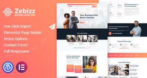 Zebizz – WordPress-Thema für Unternehmensberatung