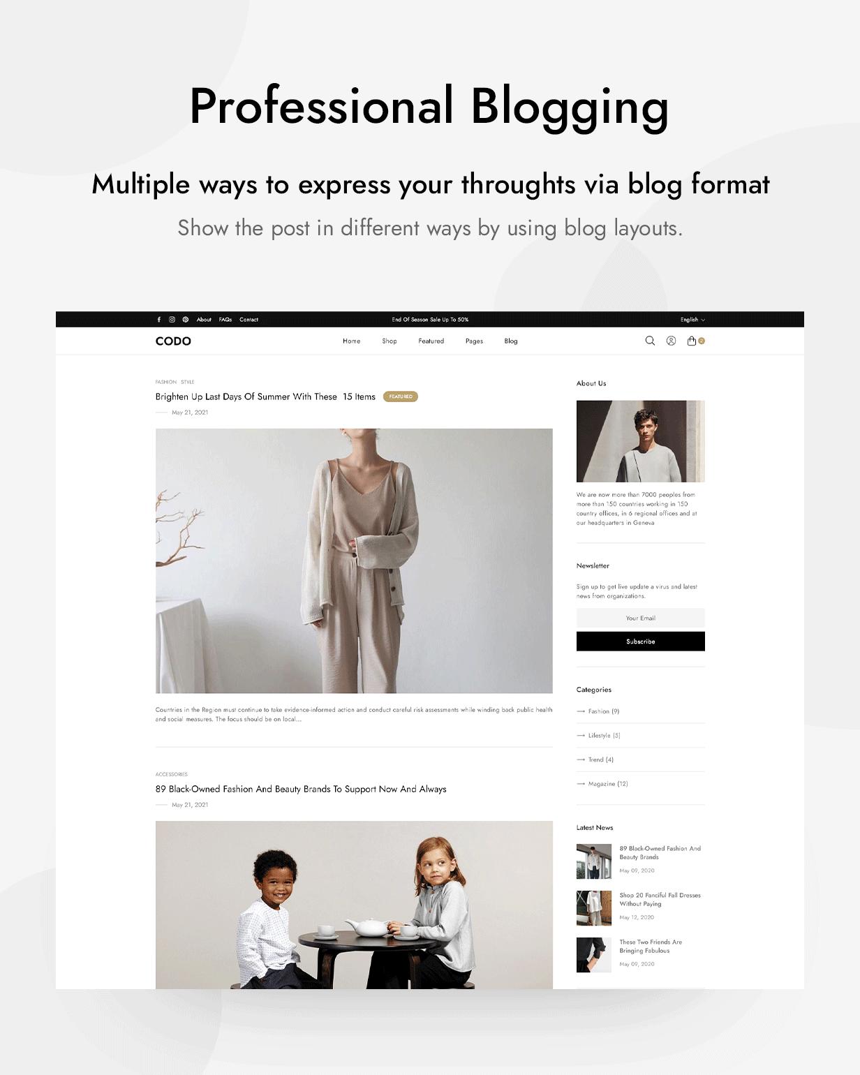 Codo - Minimalistisches WooCommerce-Thema - 9