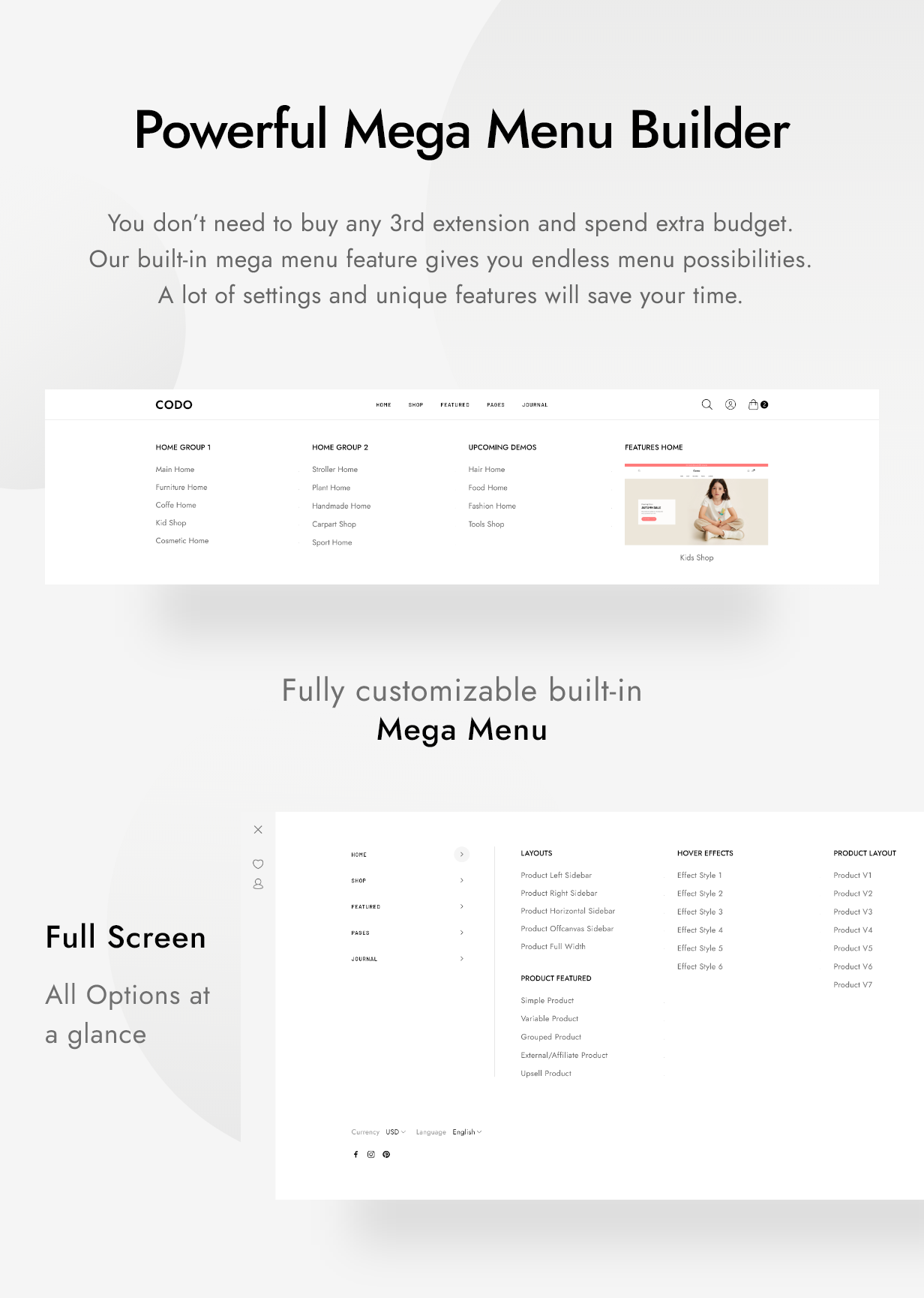 Codo - Minimalistisches WooCommerce-Theme - 8