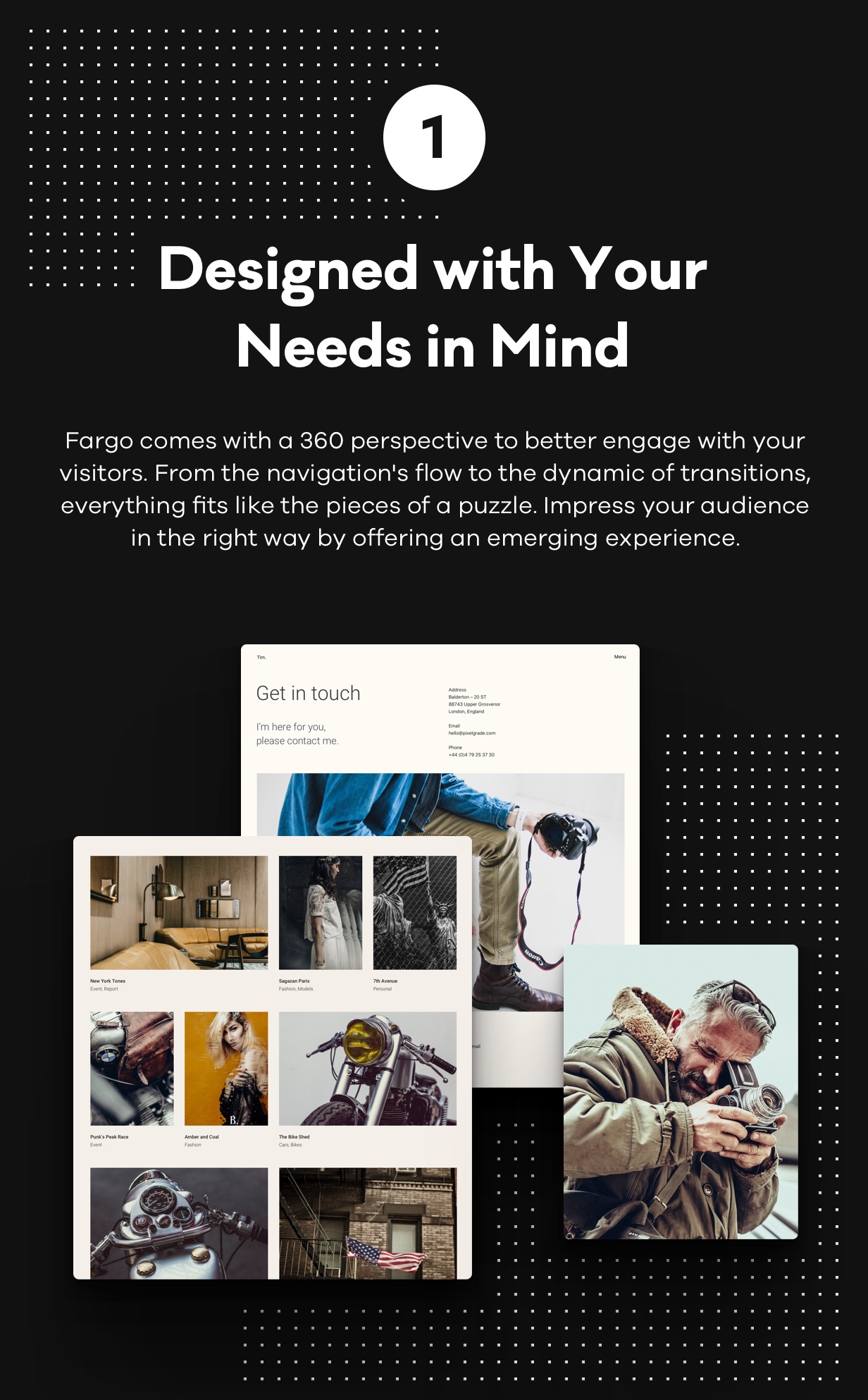 Fargo – Ein charmantes Fotografie-WordPress-Theme - 2