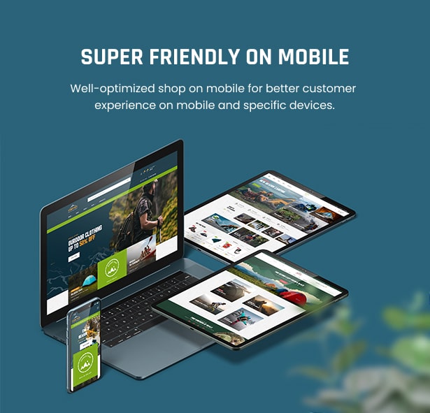 Outdoor-WordPress-Theme Mobil-freundlich