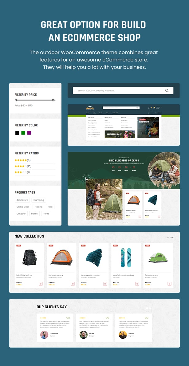 Outdoor WooCommerce E-Commerce-Theme