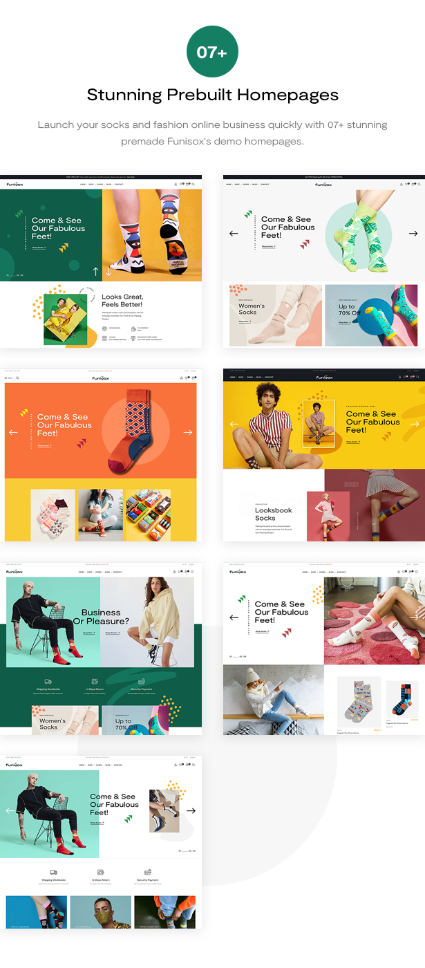 Funisox Fashion WooCommerce Theme Demos