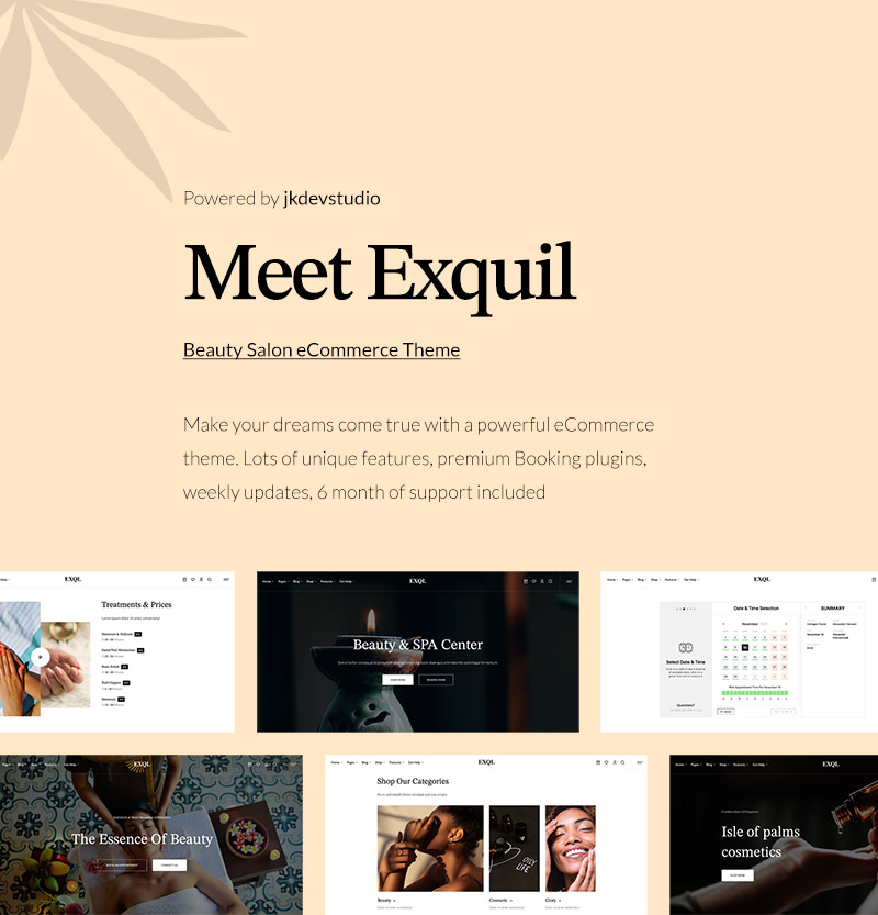 Exquil – E-Commerce-Theme für Schönheitssalons - 10