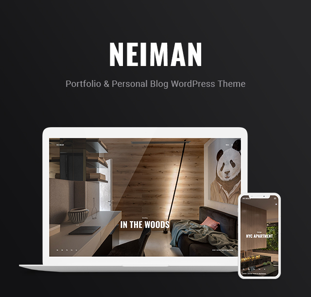 Neiman - WordPress-Theme für Portfolios und persönliche Blogs - 1