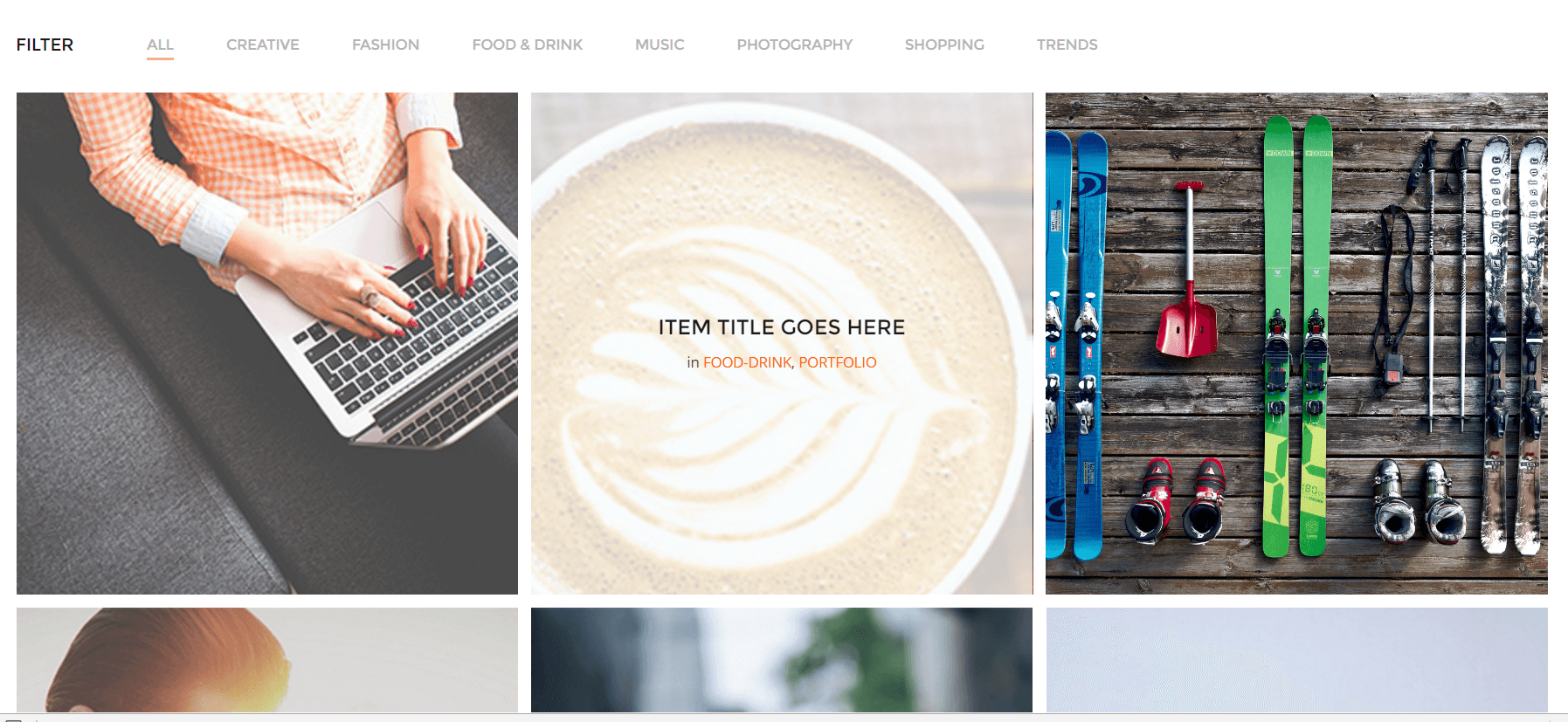 Hency – WordPress-Theme für Fotografie und Portfolio – 1