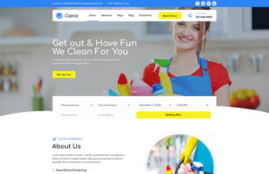 Cleniz – Reinigungsdienste Elementor Template Kit