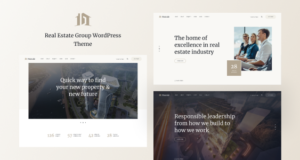 Houseale - WordPress-Layout der Immobiliengruppe