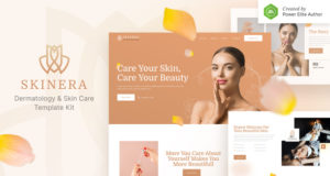 Skinera – Dermatologie & Hautpflege Elementor Template Kit