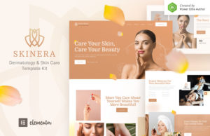 Skinera – Dermatologie & Hautpflege Elementor Template Kit