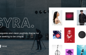 Syra – Minimales Showcase-Portfolio-WordPress-Template