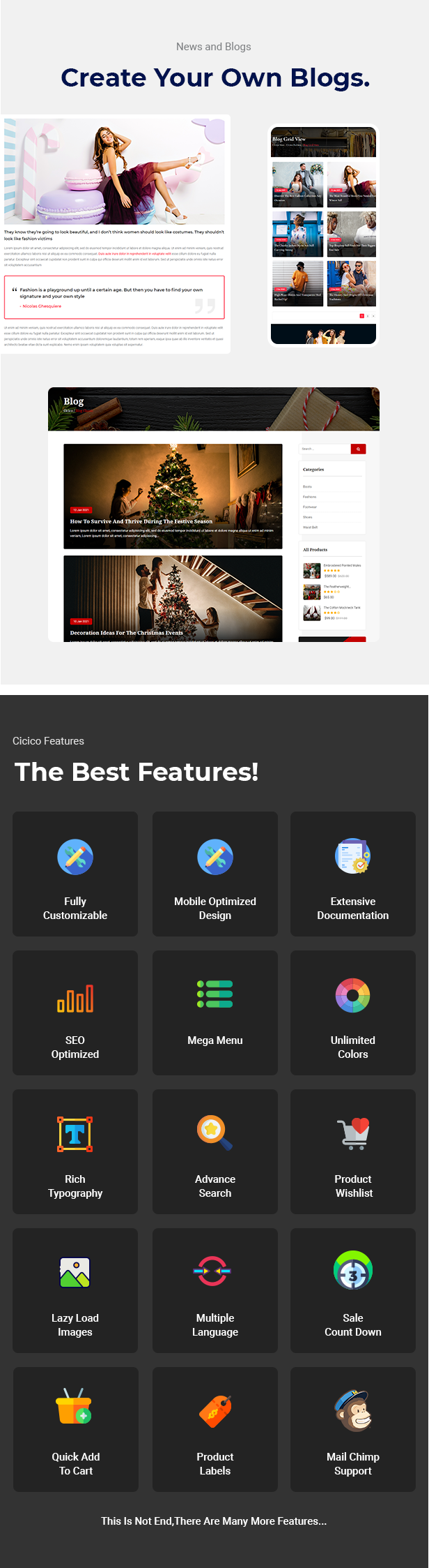 Modernes WooCommerce-Thema