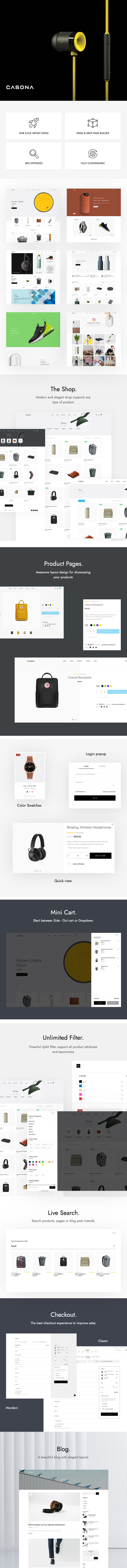 Casona - Elementor Lifestyle WooCommerce-Thema - 4
