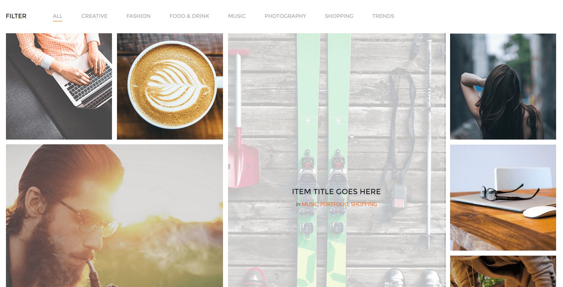 Hency – WordPress-Theme für Fotografie und Portfolio – 3