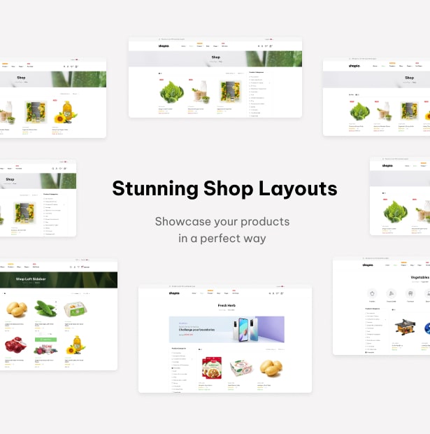 Produktlayouts Mehrzweck-WordPress-Theme WooCommerce