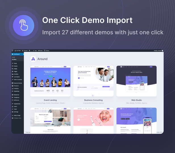 Demo-Import mit einem Klick