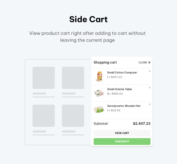 Shopio Multipurpose WordPress Theme Flying Cart