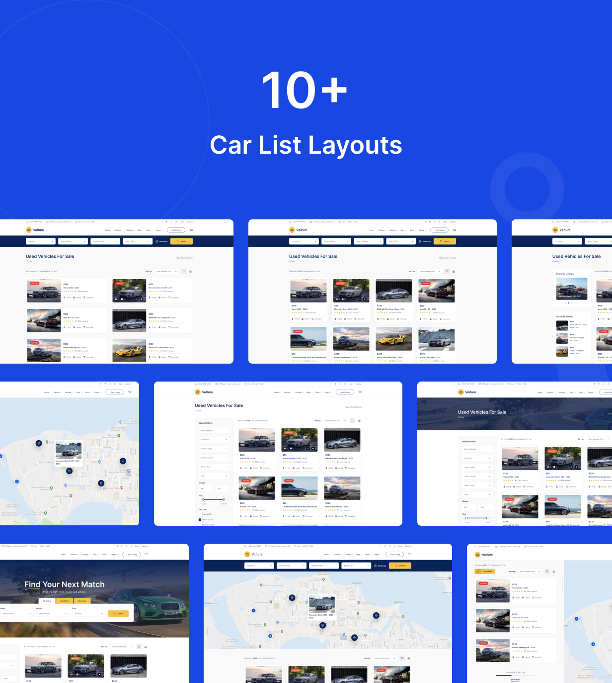 Voiture – WordPress-Thema für Automobil- und Autohändler - 6