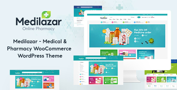 Medilazar Apotheke WooCommerce WordPress Theme Themelexus