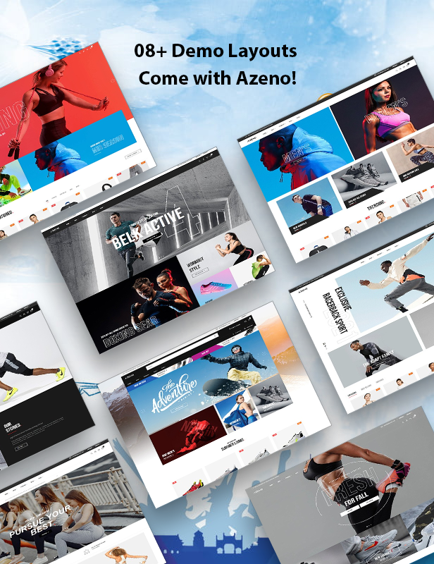 Azeno - Sport Fashion E-Commerce Prestashop-Theme