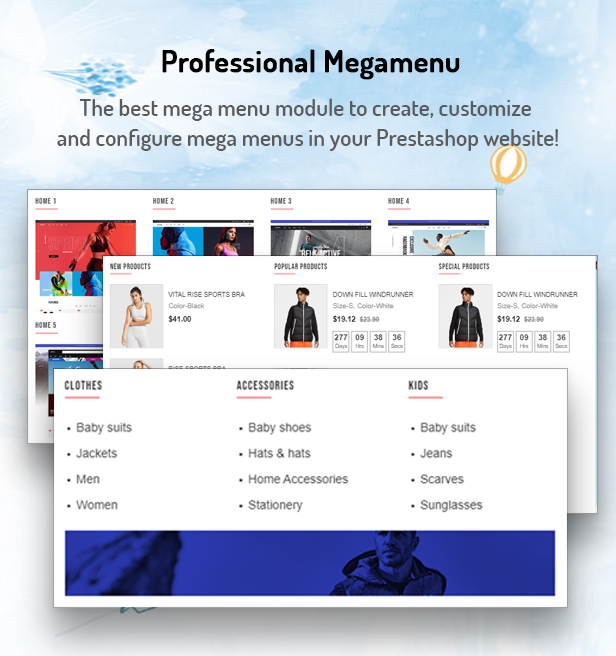 Azeno - Sport Fashion E-Commerce Prestashop-Theme