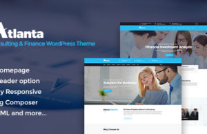 Atlanta – WordPress-Layout für Beratung und Finanzen