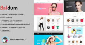 Baldum Fashion Store Prestashop-Design 1.7.7.x