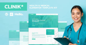 CLINIK – Elementor Template Kit für Krankenhaus und klinische Gesundheitsversorgung