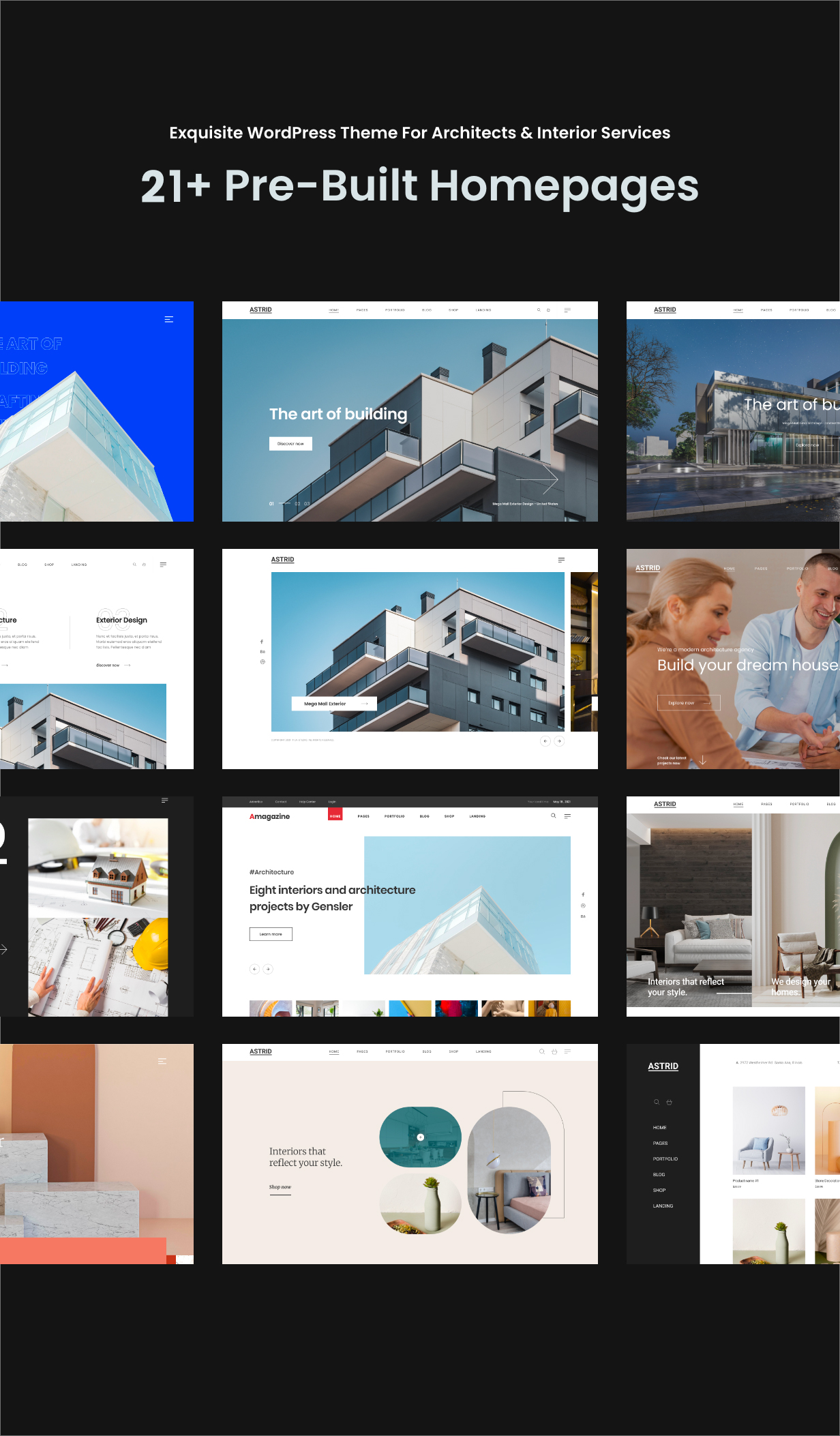 Astrids - Kreatives Thema für Architektur, Innenarchitektur und Bauwesen
